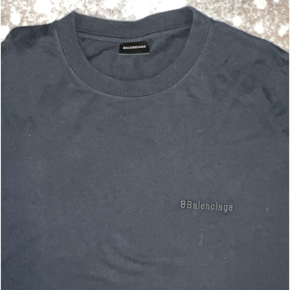 BALENCIAGA Embroidered Logo Tee
